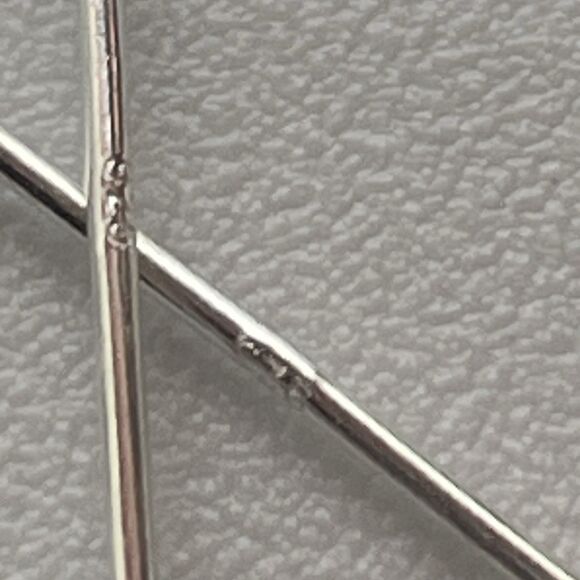 925 Sterling Silver Vintage Murano Wedding Cake Glass Beaded Pearl Earrings - Picture 5 of 6